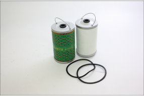 Фильтр топливный Евро2 элемент тонкой очистки (к-т 2 шт. бумага+войлок)